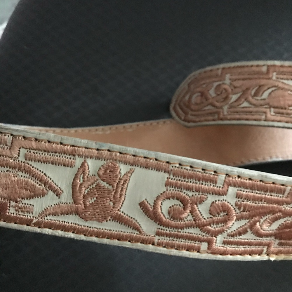Hand stitched belt made in Mexico